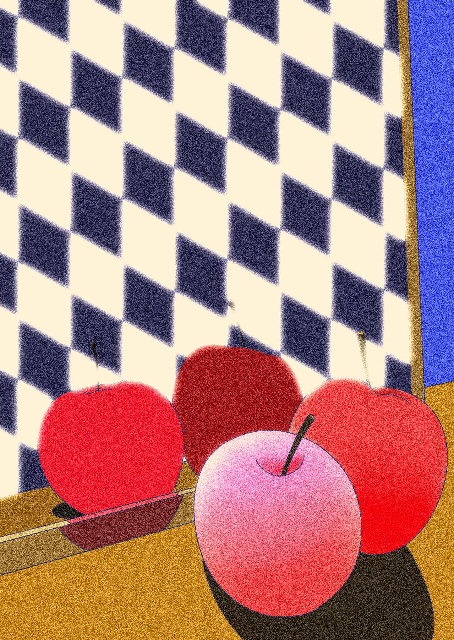 Apples in Mirror