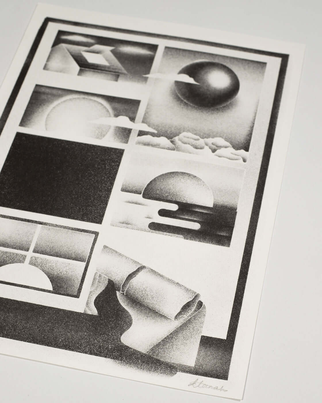 Morning Routine | Limited Edition Risograph Print