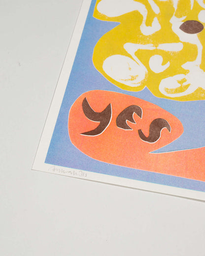 Yes II | Limited Edition Risograph Print