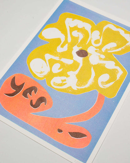 Yes II | Limited Edition Risograph Print