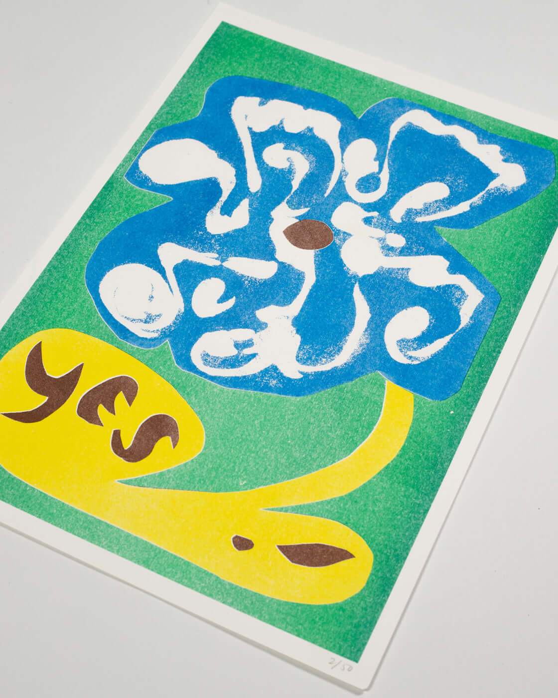 Yes I | Limited Edition Risograph Print